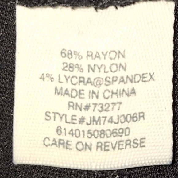 Mudd 24/7 Mid-Rise Legging Black Patterned like Cracked Leather Size Small - Picture 6 of 8